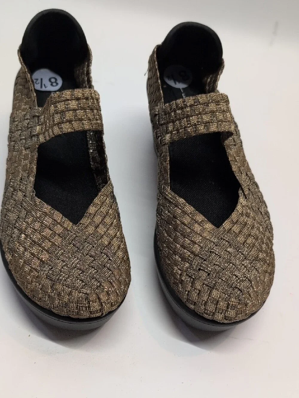 Steven By Steve Madden woven metallic
